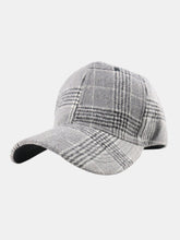 Load image into Gallery viewer, Plaid Adjustable Cotton Baseball Cap (multiple color options)
