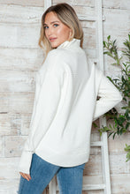 Load image into Gallery viewer, Half Zip Long Sleeve Knit Top
