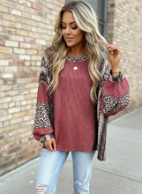 Load image into Gallery viewer, Wild Harmony Ribbed Top (2 color options)
