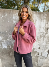 Load image into Gallery viewer, Cider Season Sherpa Shacket (multiple color options)
