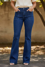 Load image into Gallery viewer, JUDY BLUE High Waist Flare Jeans with Front Patch Pockets
