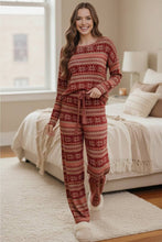 Load image into Gallery viewer, Red Holiday Fair Isle Set
