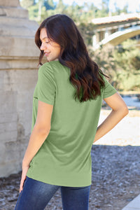 Bamboo V-Neck Short Sleeve T-Shirt (multiple color options)