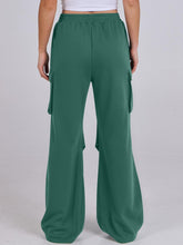 Load image into Gallery viewer, Elastic Waist Wide Leg Pants with Pockets (multiple color options)
