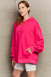 Drawstring Long Sleeve Hoodie (multiple color options)