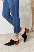 Load image into Gallery viewer, Everyday Dreams Pointed-Toe Braided Trim Mules
