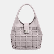 Load image into Gallery viewer, David Jones Rivet Decor Handbag (multiple color options)
