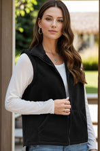 Load image into Gallery viewer, Zip Up Vest Coat with Pockets (multiple color options)
