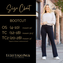 Load image into Gallery viewer, The Liz - Crossover 30&quot;  Bootcut Leggings with Pockets - Luxe by Julia Rose®
