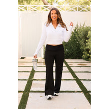 Load image into Gallery viewer, The Liz - Crossover 30&quot;  Bootcut Leggings with Pockets - Luxe by Julia Rose®
