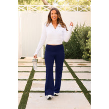 Load image into Gallery viewer, The Mila - 30&quot;  NAVY Bootcut Leggings with Pockets* - Luxe by Julia Rose®
