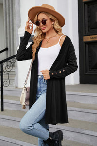 Long Sleeve Open Front Cardigan (multiple color options)