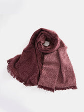 Load image into Gallery viewer, Raw Hem Heathered Polyester Scarf (multiple color options)
