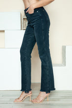 Load image into Gallery viewer, Judy Blue Button Fly Hem Destroy Straight Jeans
