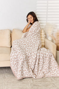 Leopard Decorative Throw Blanket (multiple color options)