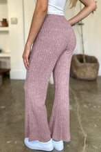 Load image into Gallery viewer, Ribbed High Waist Flare Pants (multiple color options)
