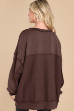 Load image into Gallery viewer, Exposed Seam Long Sleeve Sweatshirt (multiple color options)
