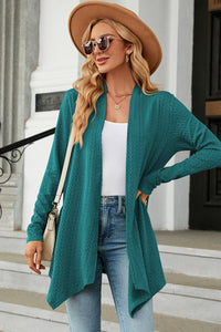 Open Front Long Sleeve Cardigan (multiple color options)