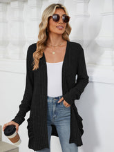 Load image into Gallery viewer, Pocketed Open Front Long Sleeve Cardigan (multiple color options)
