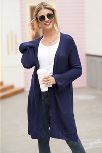 Open Front Long Sleeve Cardigan (multiple color options)