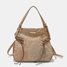 Load image into Gallery viewer, Nicole Lee USA Side Braided Tassel Inlaid Rhinestone Embroidery Hobo Bag  (multiple color options)
