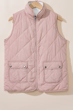 Load image into Gallery viewer, Fuzzy Zip Up Vest Coat with Pockets (multiple color options
