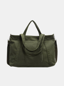 Corduroy Solid Large Tote Bag (multiple color options)