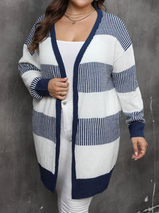 Open Front Long Sleeve Cardigan