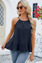 Load image into Gallery viewer, Tied Ruffled Round Neck Cami (multiple color options)
