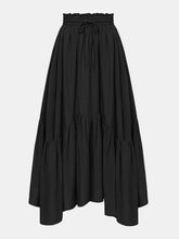 Load image into Gallery viewer, Smocked Waist Band Ruched Layered Skirt (multiple color options)
