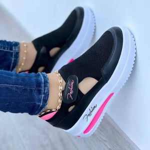Round Toe Platform Sneakers (multiple color options)