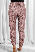 Load image into Gallery viewer, Leopard Drawstring Pocketed Pants (multiple color options)
