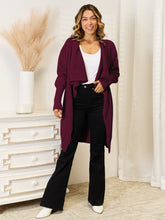 Load image into Gallery viewer, Long Sleeve Open Front Longline Cardigan (multiple color options)
