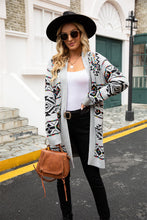 Load image into Gallery viewer, Printed Long Sleeve Cardigan with Pocket (multiple color options)
