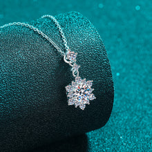 Load image into Gallery viewer, 1 Carat Moissanite Zircon 925 Sterling Silver Necklace
