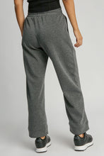 Load image into Gallery viewer, Drawstring Wide Leg Pants with Pockets in Dark Grey
