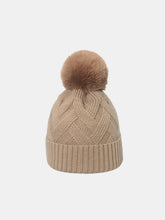 Load image into Gallery viewer, Roll Rim Hat with Pompom
