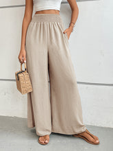 Load image into Gallery viewer, Perfee Wide Leg Pants with Pockets (multiple color options)
