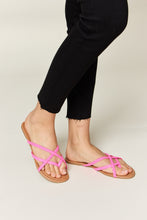 Load image into Gallery viewer, Crisscross PU Leather Open Toe Sandals

