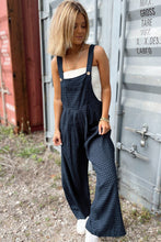 Load image into Gallery viewer, Plaid Wide Strap Wide Leg Overalls
