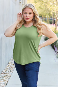 Bamboo Round Neck Tank (2 color options)
