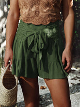 Load image into Gallery viewer, Smocked Ruffled High Waist Shorts (multiple color options)
