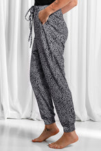 Load image into Gallery viewer, Leopard Drawstring Pocketed Pants (multiple color options)
