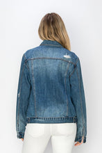 Load image into Gallery viewer, RISEN Distressed Button Up Jacket
