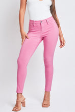 Load image into Gallery viewer, Hyperstretch Mid-Rise Skinny Pants in Flami-Flamingo
