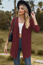 Load image into Gallery viewer, Open Front Long Sleeve Cardigan (multiple color options)
