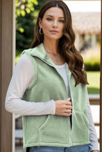 Load image into Gallery viewer, Zip Up Vest Coat with Pockets (multiple color options)
