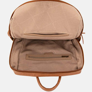 David Jones PU Leather Backpack Bag (2 color options)