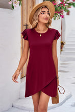 Load image into Gallery viewer, Flutter Sleeve Tulip Hem Dress (multiple color options)
