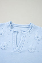 Load image into Gallery viewer, Daisy Notched Long Sleeve Sweater (multiple color options)
